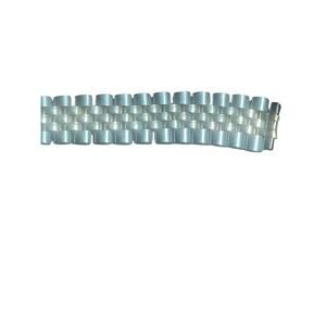 14 kt gold and stainless-steel watch band